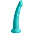 Kép 5/7 - Dillio Slim Seven - tapadókorong stimuláló dildó (20cm) - türkiz