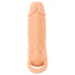 Kép 5/9 - Nature Skin - péniszköpeny és műpunci - 18cm (natúr)