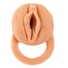 Kép 7/9 - Nature Skin - péniszköpeny és műpunci - 18cm (natúr)