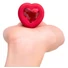 Kép 10/14 - b-vibe heart - akkus, rádiós anál vibrátor (piros)