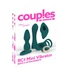 Kép 9/9 - Couples Choice - 4in1 variálható távvezérlős vibrátor (türkiz)