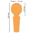 Kép 8/9 - You2Toys Mini Wand - akkus masszírozó vibrátor (sárga)