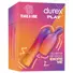 Kép 3/3 - Durex Tease & Vibe - rúdvibrátor nyuszis csiklóizgatóval (pink)