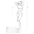 Kép 3/3 - Passion BS035 - vállpántos, nyitott necc body (fekete) - S-L
