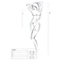 Kép 3/3 - Passion BS064 - nyitott necc body (fekete) - S-L