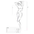 Kép 2/2 - Passion BS064 - nyitott necc body (fehér) - S-L
