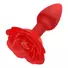 Kép 1/2 - Lonely Rose Plug - akkus, rádiós anál vibrátor (piros)