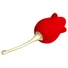 Kép 5/9 - Pretty Love Rose Lover - nyelves 2in1 csikló vibrátor (piros)