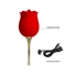 Kép 7/9 - Pretty Love Rose Lover - akkus, nyelves 2in1 csiklóvibrátor (piros)