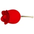 Kép 9/9 - Pretty Love Rose Lover - nyelves 2in1 csikló vibrátor (piros)