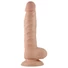Kép 1/4 - Lovetoy Real Extreme - tapadókorongos dildó - 21cm (natúr)