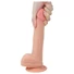 Kép 5/9 - Lovetoy Nature Cock - tapadókorongos élethű dildó - 21cm (natúr)