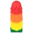 Kép 4/9 - Lovetoy Prider - élethű dildó - 19cm (szivárvány)