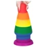 Kép 4/9 - Lovetoy Prider - anál tágító plug - 15cm (szivárvány)