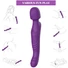 Kép 4/6 - Tracy's Dog Wand - pulzáló masszírozó vibrátor (lila)