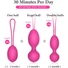 Kép 3/7 - Tracy's Dog Ben Wa Balls - vibrációs gésagolyó szett (3 db) - pink
