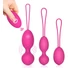 Kép 1/7 - Tracy's Dog Ben Wa Balls - vibrációs gésagolyó szett (3 db) - pink