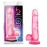 Kép 1/2 - bjours Sweet N Hard 4 - tapadókorongos, herés dildó (pink)