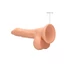 Kép 6/9 - RealRock Dong 7 - élethű, herés dildó (17cm) - natúr