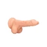 Kép 7/9 - RealRock Dong 7 - élethű, herés dildó (17cm) - natúr