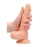Kép 9/9 - RealRock Dong 7 - élethű, herés dildó (17cm) - natúr