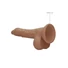Kép 6/9 - RealRock Dong 7 - élethű, herés dildó (17cm) - sötét natúr