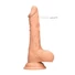 Kép 3/9 - RealRock Dong 9 - élethű, herés dildó (23cm) - natúr