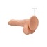 Kép 6/9 - RealRock Dong 9 - élethű, herés dildó (23cm) - natúr