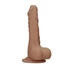 Kép 8/9 - RealRock Dong 9 - élethű, herés dildó (23cm) - sötét natúr
