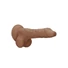 Kép 7/9 - RealRock Dong 10 - élethű, herés dildó (25cm) - sötét natúr
