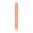 Kép 3/6 - RealRock Double Dong 14 - dupla dildó (36cm) - natúr