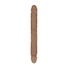 Kép 2/6 - RealRock Double Dong 18 - dupla dildó (46cm) - sötét natúr