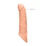 Kép 3/10 - RealRock Penis Sleeve 8 - péniszköpeny (21cm) - natúr