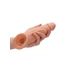 Kép 10/10 - RealRock Penis Sleeve 9 - péniszköpeny (21,5cm) - natúr