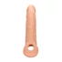 Kép 4/10 - RealRock Penis Sleeve 9 - péniszköpeny (21,5cm) - natúr