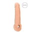 Kép 1/10 - RealRock Penis Sleeve 9 - péniszköpeny (21,5cm) - natúr