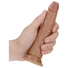 Kép 2/7 - RealRock Slim - realisztikus dildó 15,5cm (sötét natúr)