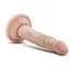 Kép 2/4 - Dr. Skin 5 - tapadókorongos élethű dildó - natúr (14,5cm)