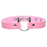 Kép 1/4 - Master Series Kinky Kitty - nyakörv cica fej karikával (pink)