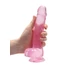 Kép 7/7 - REALROCK - áttetsző élethű dildó - pink (19cm)