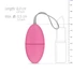 Kép 6/6 - Easytoys - 7 ritmusú rádiós vibrációs tojás (pink)