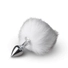 Kép 3/3 - Easytoys Bunny NO1 - fém anál dildó nyuszifarokkal (ezüst-fehér)