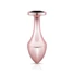 Kép 3/3 - Rosy Gold Butt Plug - fekete köves anál plug (rosegold)