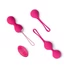 Kép 2/3 - Easytoys LoveBalls - vibrációs gésagolyó szett - 3 részes (pink)