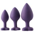 Kép 2/9 - Flirts anal training kit - anál plug szett (3db) - lila
