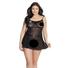 Kép 1/2 - Coquette Plus Size - rendőrnő babydoll (fekete)