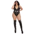 Kép 4/4 - Dreamgirls Plus Size Cop - kivágott rendőrnő body (XL-XXL)