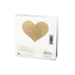 Kép 2/3 - Bijoux Indiscrets Flash - csillogó szív mellbimbómatrica (arany)