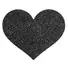 Kép 3/3 - Bijoux Indiscrets Flash - csillogó szív mellbimbómatrica (fekete)