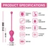 Kép 6/10 - Magic Motion Kegel Master - Okos gésagolyó duó (lila)